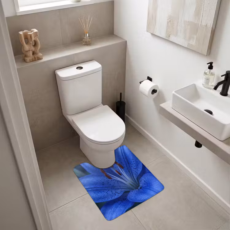 WC Vorleger - Blaue Blume – Natur — 6