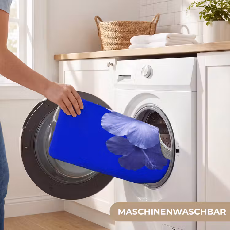 WC Vorleger - Blumen – Blau – Natur — 7