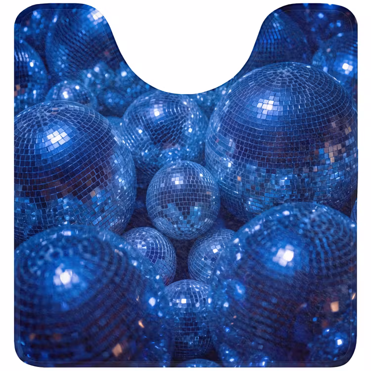 WC Vorleger - Discobal – Party – Blau — 1
