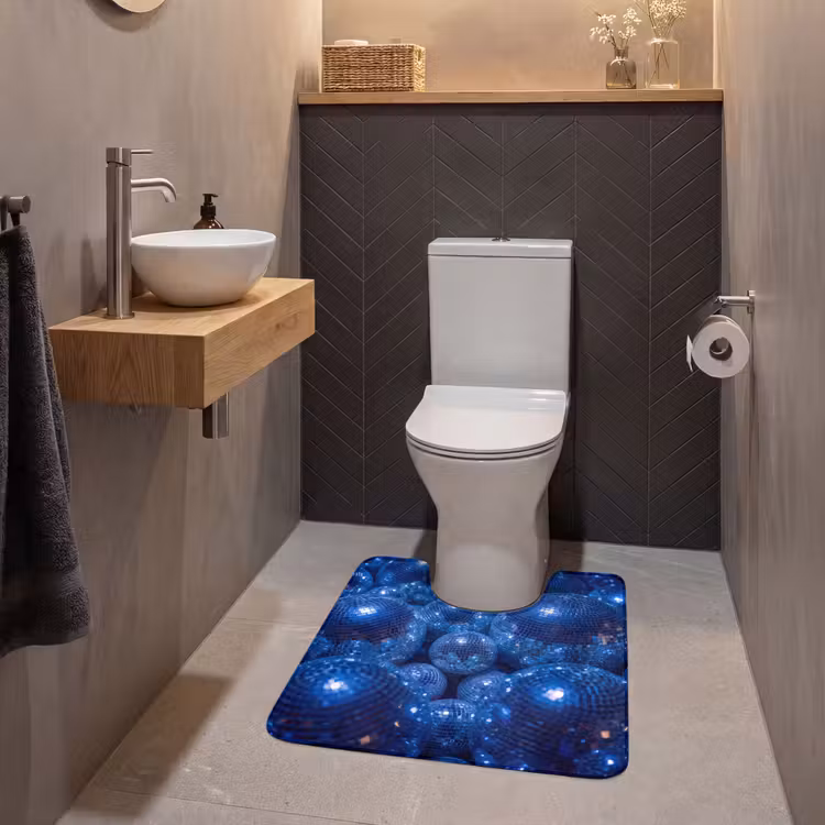 WC Vorleger - Discobal – Party – Blau — 2