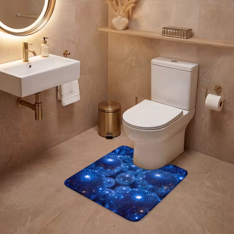 WC Vorleger - Discobal – Party – Blau — 4