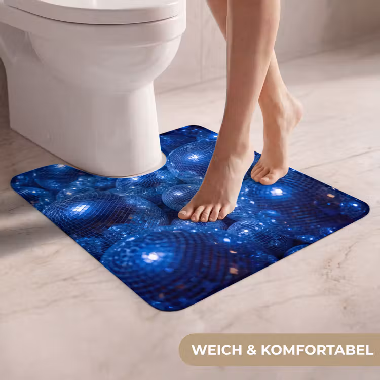 WC Vorleger - Discobal – Party – Blau — 5