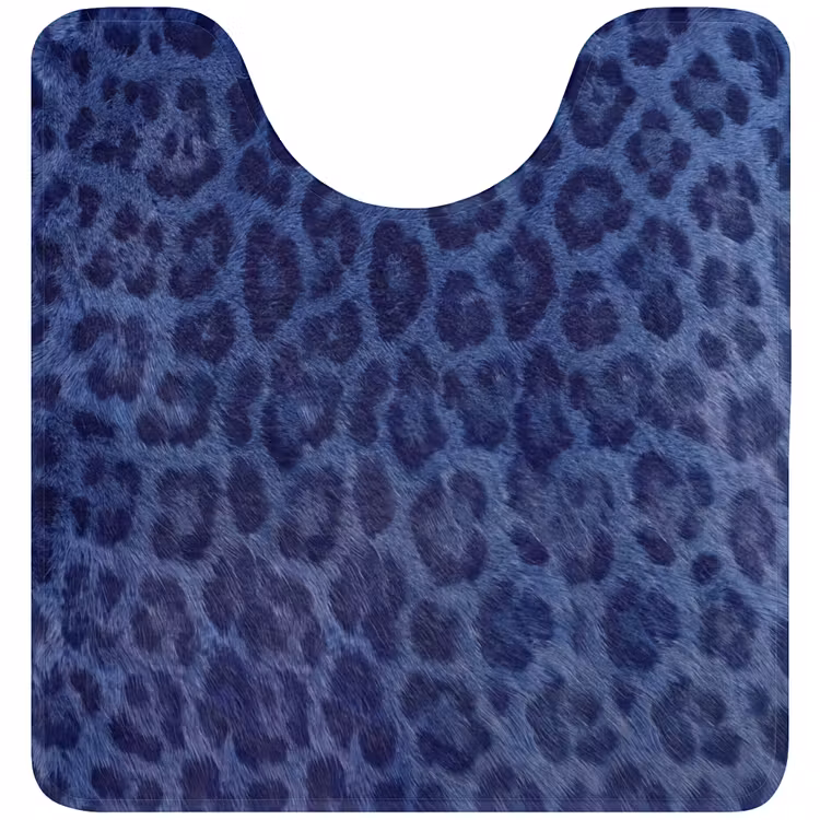 WC Vorleger - Muster – Blau – Abstrakt — 1