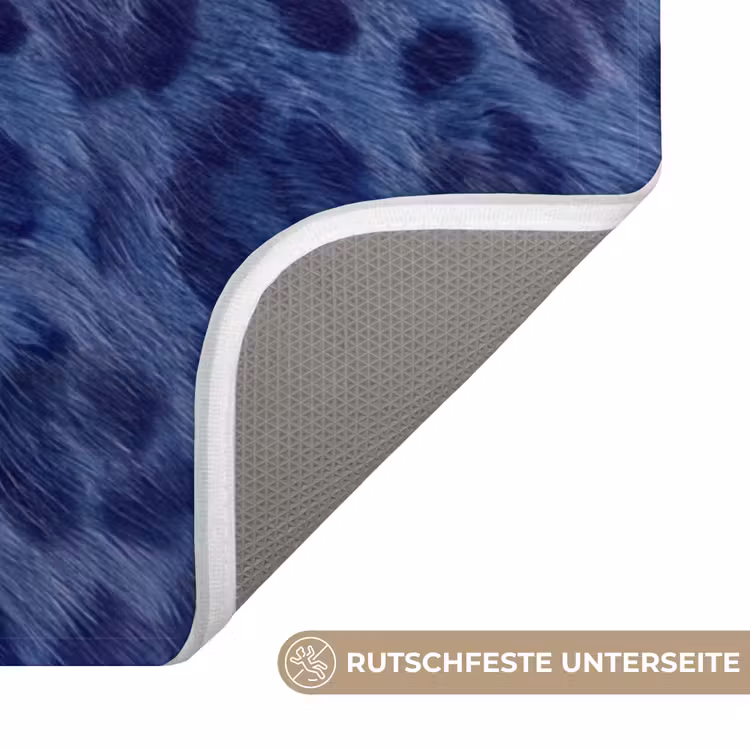 WC Vorleger - Muster – Blau – Abstrakt — 3