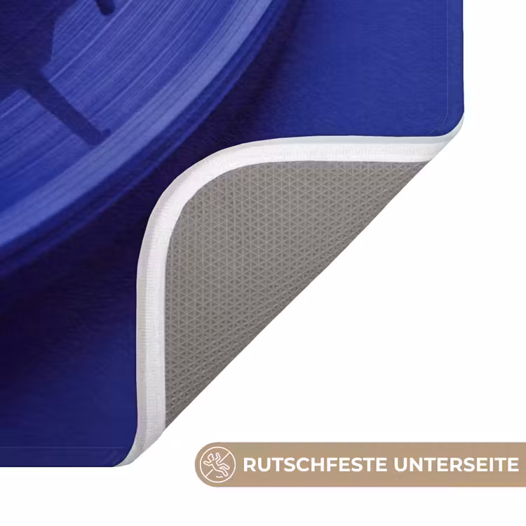 WC Vorleger - Plattenspieler – Vinyl – Blau — 3