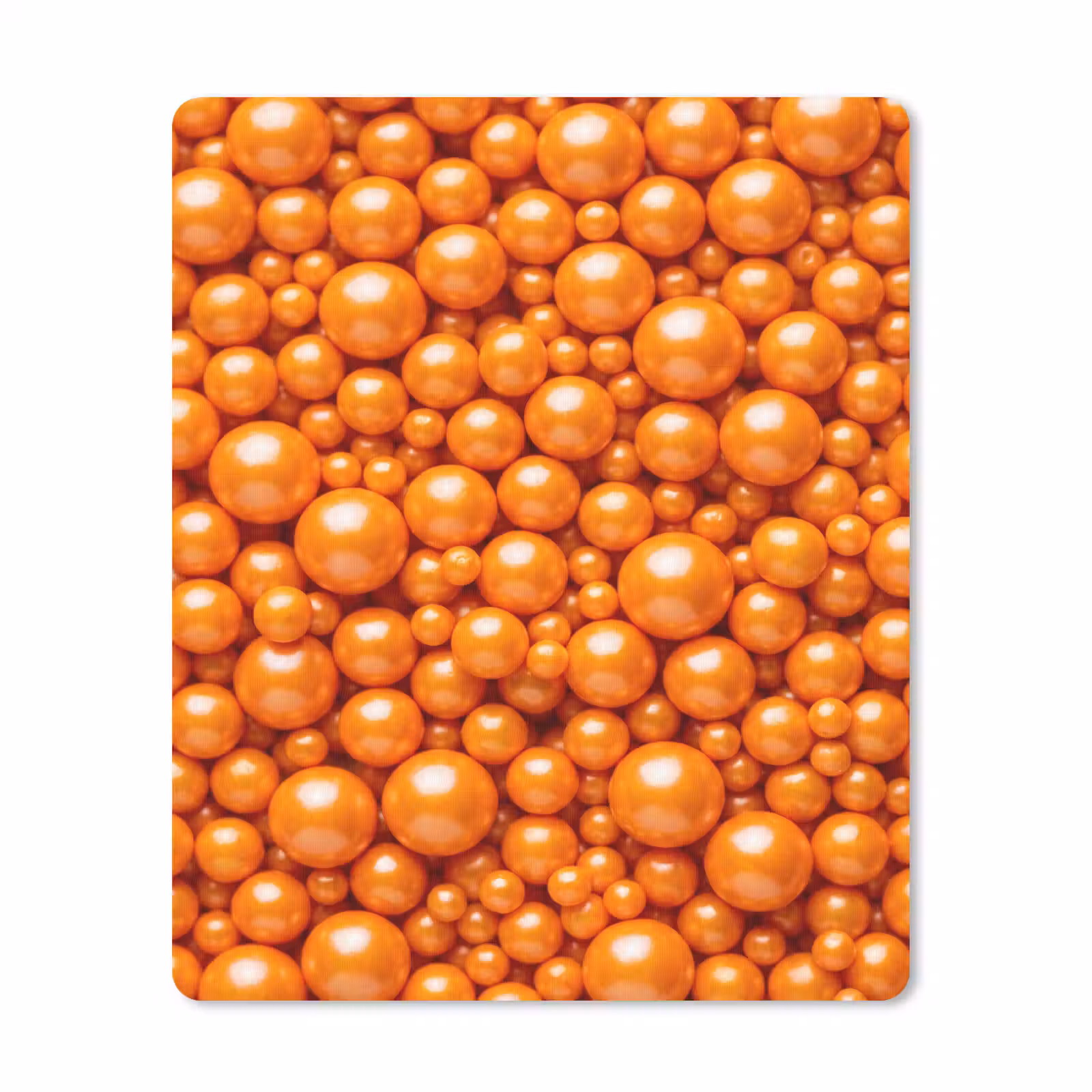 Mauspad - Süßigkeiten – Orange – Muster — 1