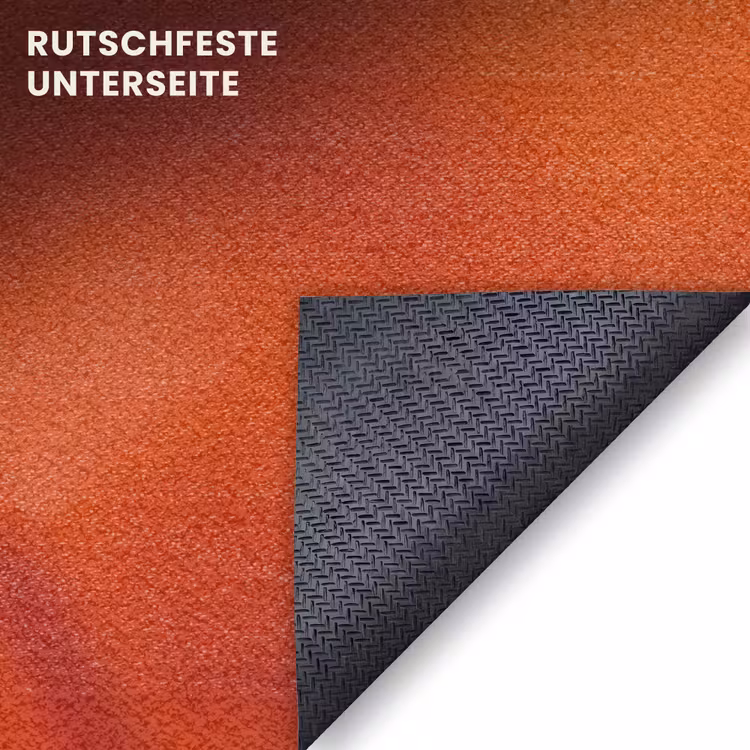 Fußmatte - Orangefarbene Blume – Makro — 6