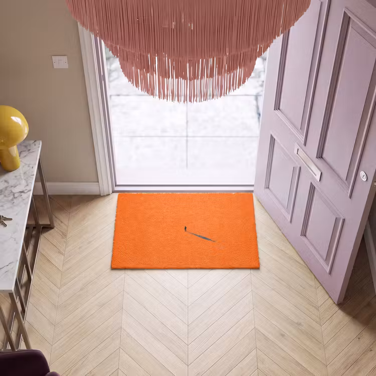 Fußmatte - Person – Schatten – Orange — 4