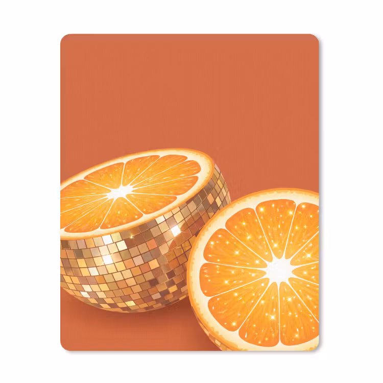 Mauspad - Früchte – Disco – Gold — 1