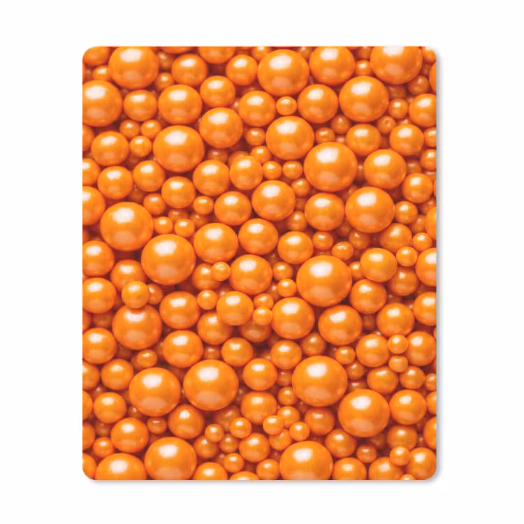 Mauspad - Süßigkeiten – Orange – Muster — 1