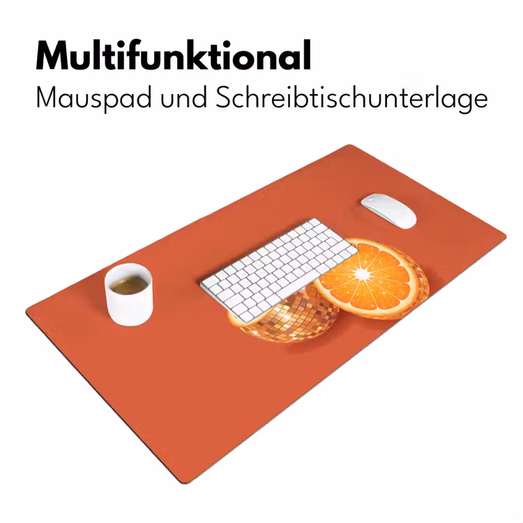 Schreibtischunterlage - Früchte – Disco – Gold — 4