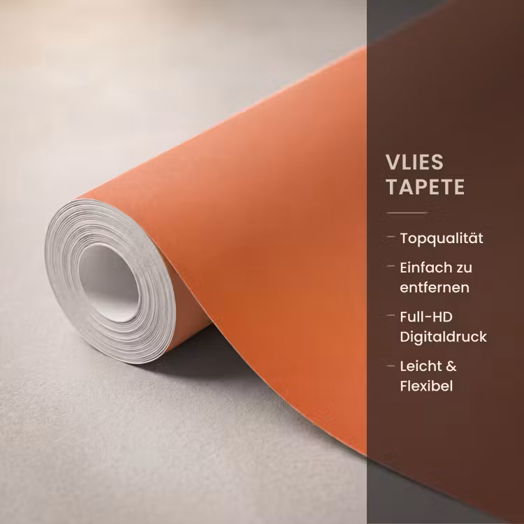 Tapete - Orangefarbene Blume – Makro — 3