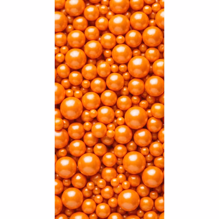 Tapete - Süßigkeiten – Orange – Muster — 2