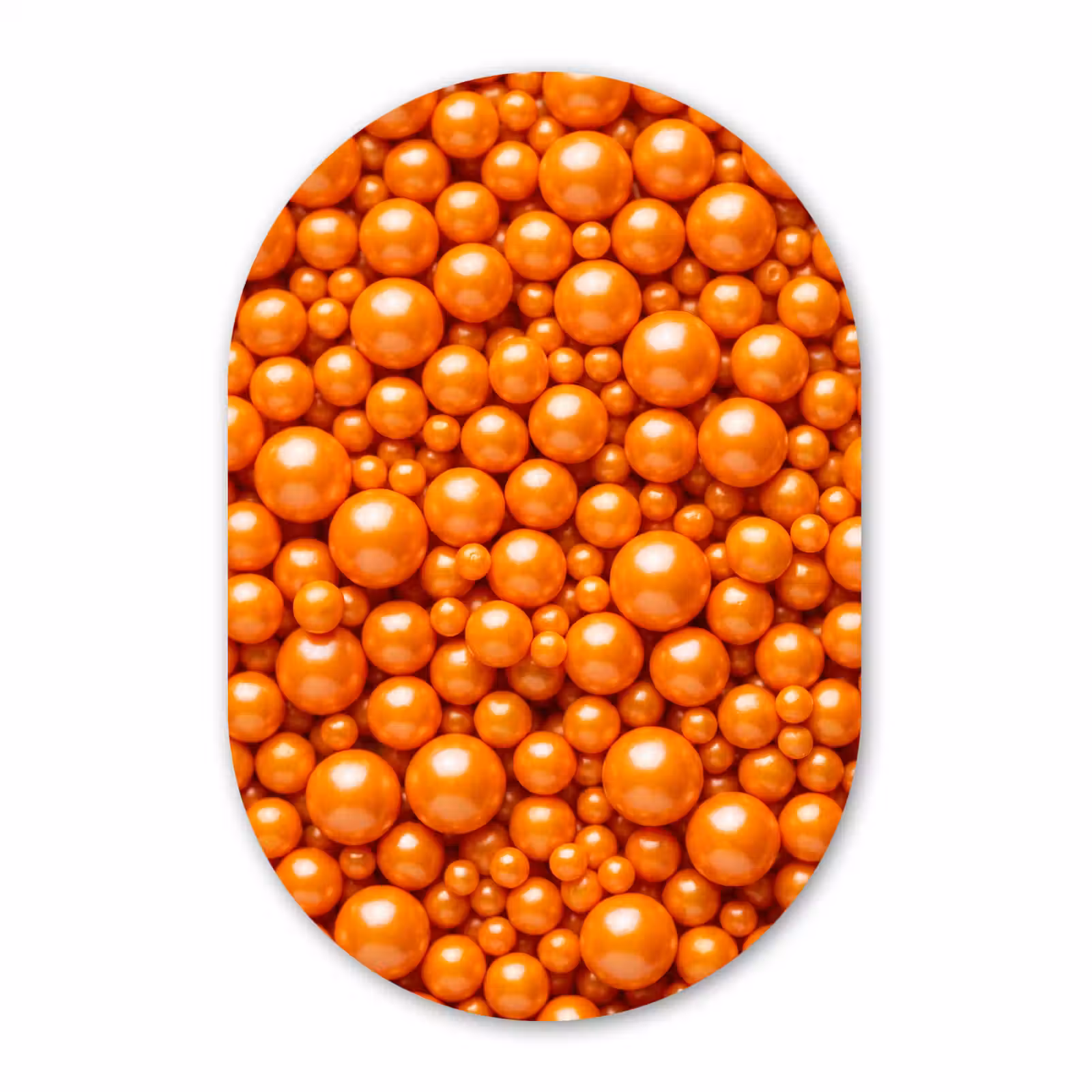 Forexbild Oval - Süßigkeiten – Orange – Muster — 1