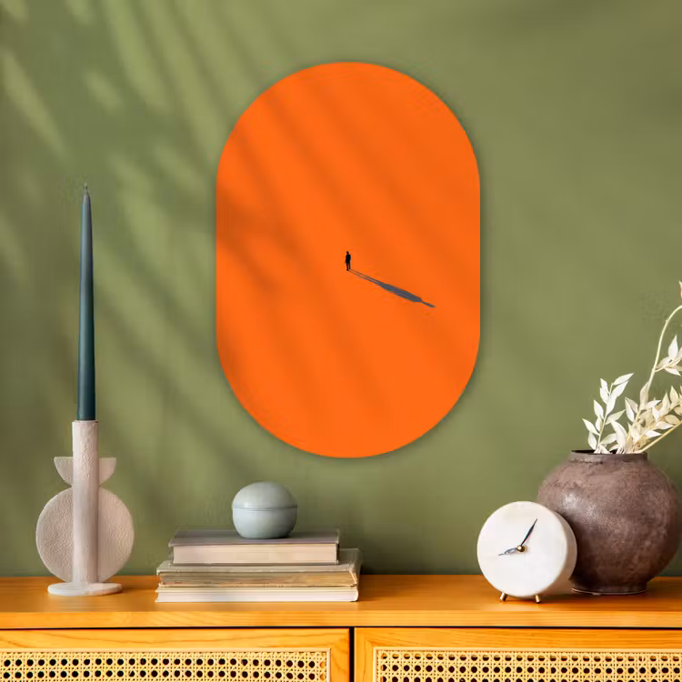 Forexbild Oval - Person – Schatten – Orange — 3