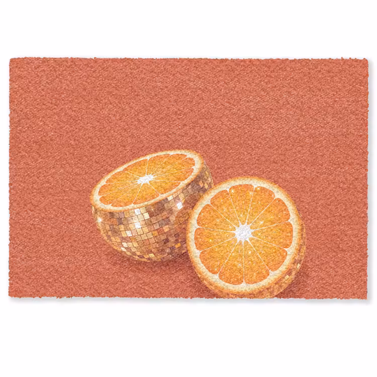 Fußmatte - Frucht – Disco – Gold — 1