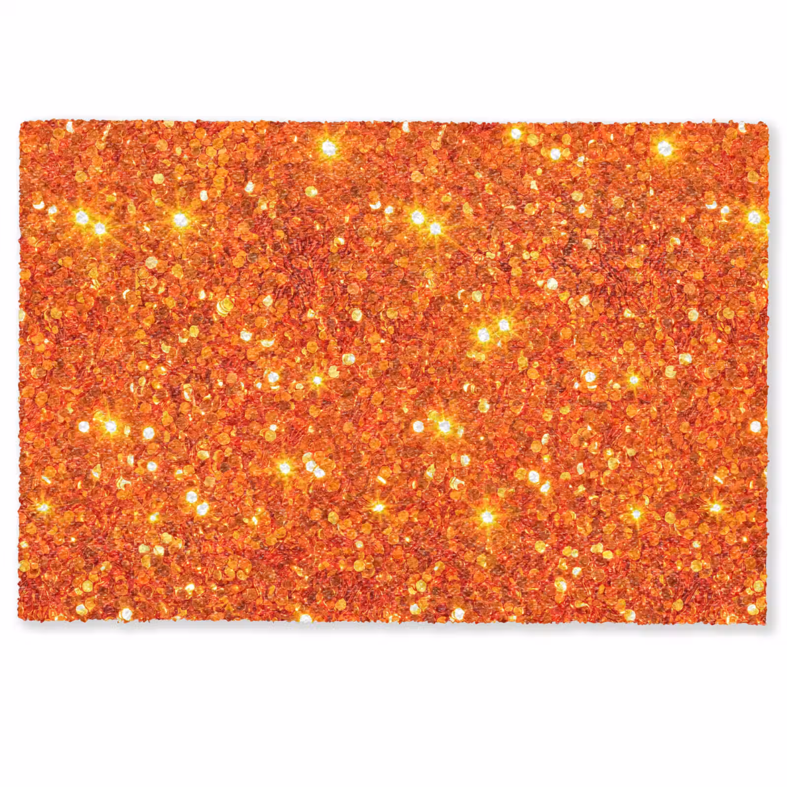 Fußmatte - Glitzer – Orange – Abstrakt — 1