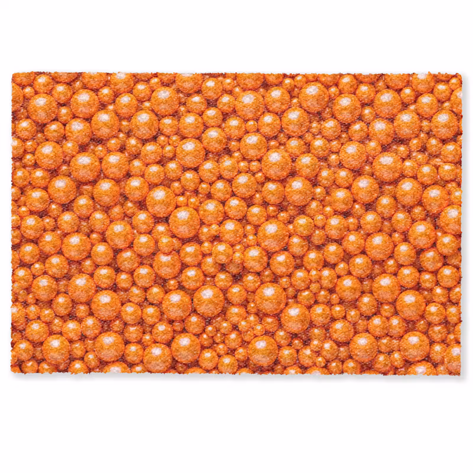 Fußmatte - Süßigkeiten – Orange – Muster — 1