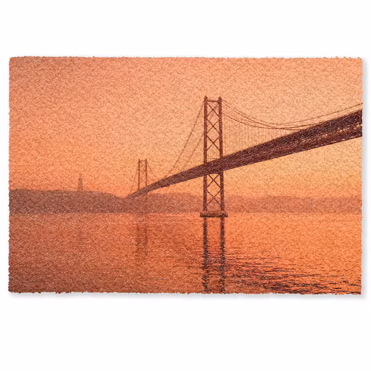 Fußmatte - Brücke – Wasser – Orange — 1