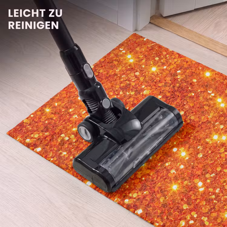 Fußmatte - Glitzer – Orange – Abstrakt — 9