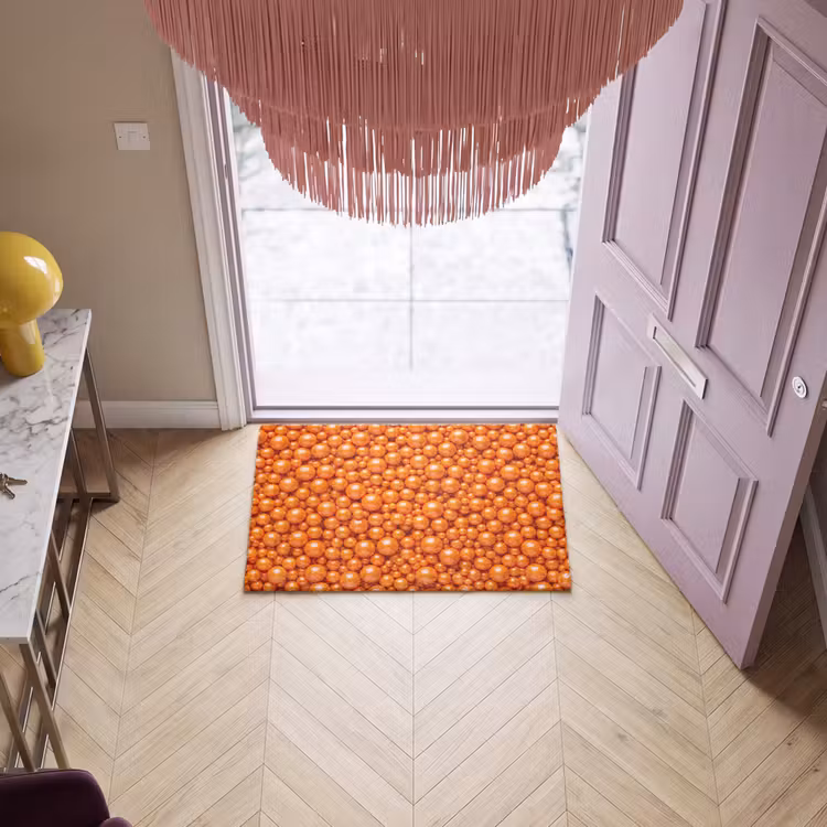 Fußmatte - Süßigkeiten – Orange – Muster — 4