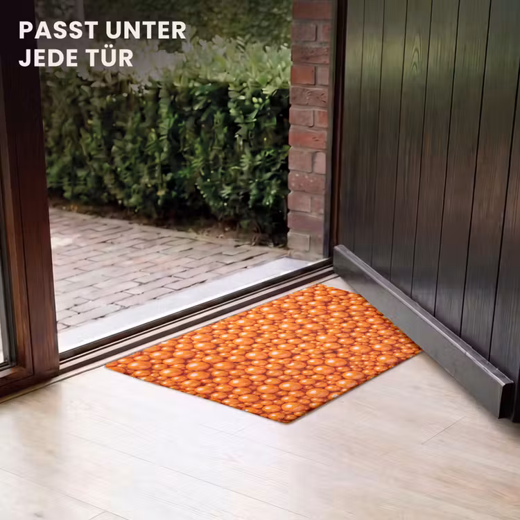 Fußmatte - Süßigkeiten – Orange – Muster — 7