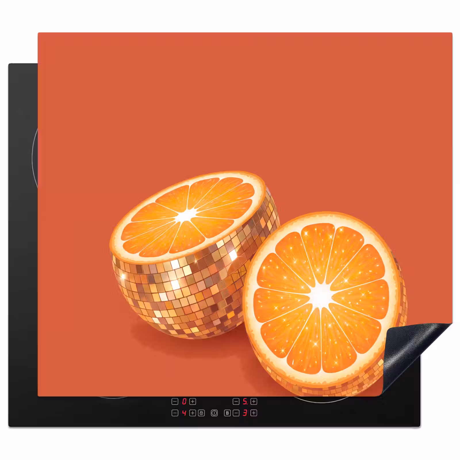 Herdabdeckplatte - Früchte – Disco – Gold — 1