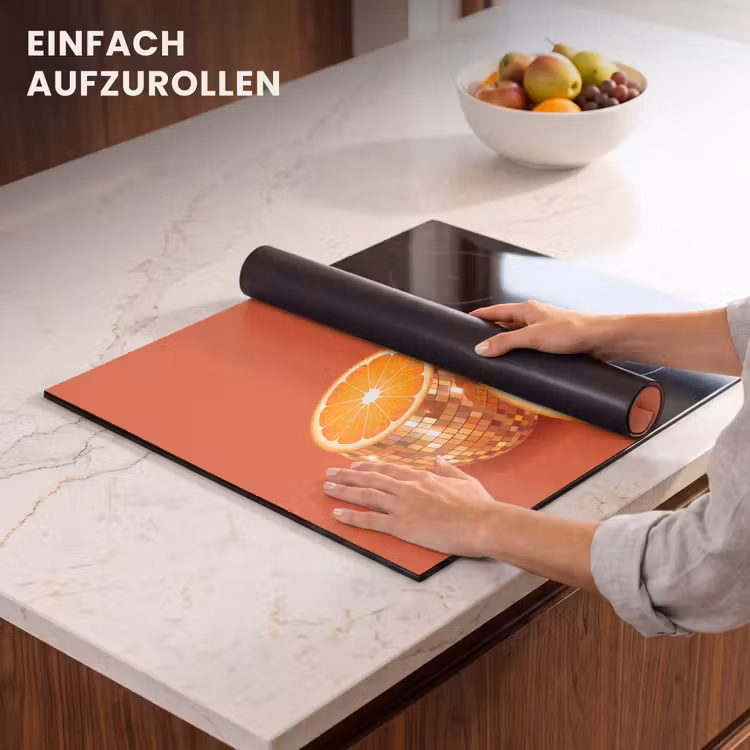 Herdabdeckplatte - Früchte – Disco – Gold — 7