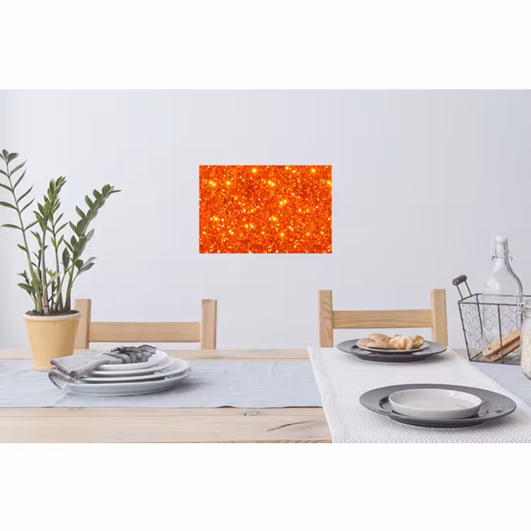 Wandtattoo – Glitzer – Orange – Abstrakt — 4