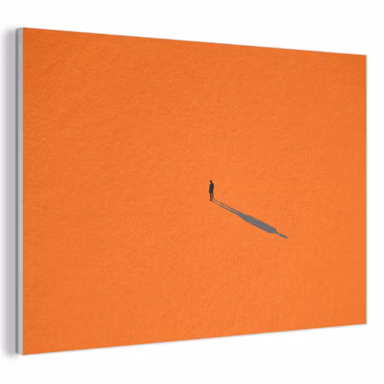 Akustikbild - Person – Schatten – Orange — 1