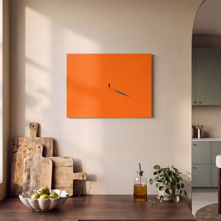 Akustikbild - Person – Schatten – Orange — 4