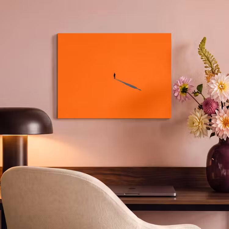 Akustikbild - Person – Schatten – Orange — 6