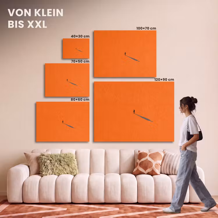 Akustikbild - Person – Schatten – Orange — 7