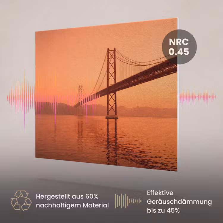 Akustikbild - Brücke – Wasser – Orange — 3