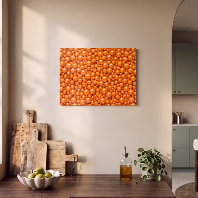 Akustikbild - Süßigkeiten – Orange – Muster — 4