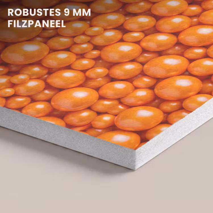 Akustikbild - Süßigkeiten – Orange – Muster — 5
