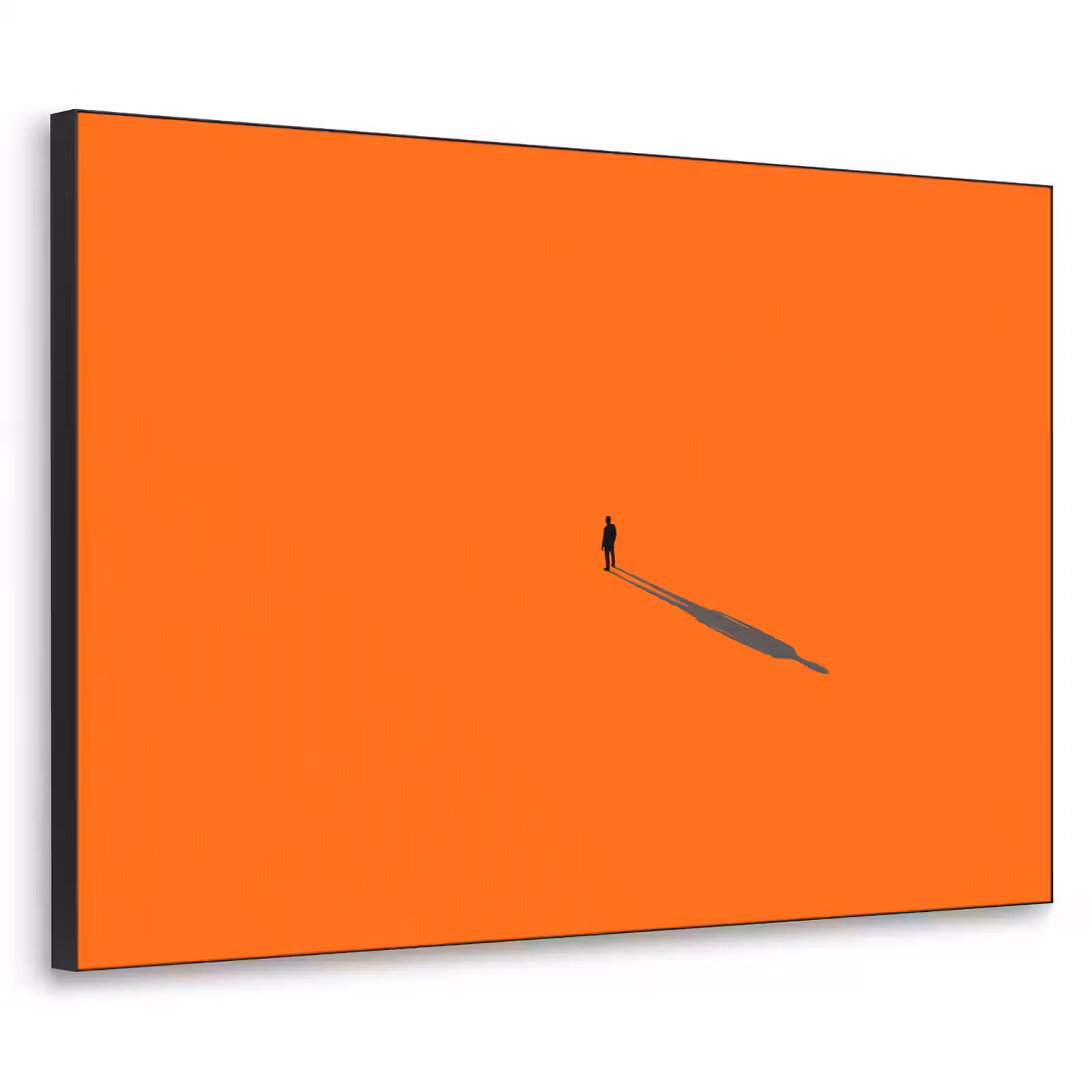 Art Frame - Person – Schatten – Orange — 1
