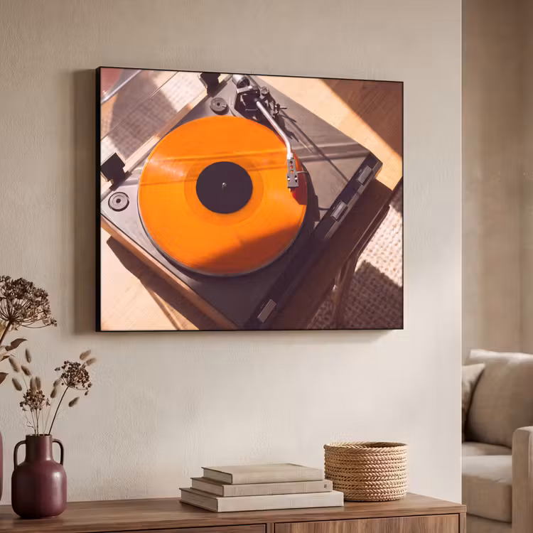 Art Frame - Plattenspieler – Orange – Musik — 3