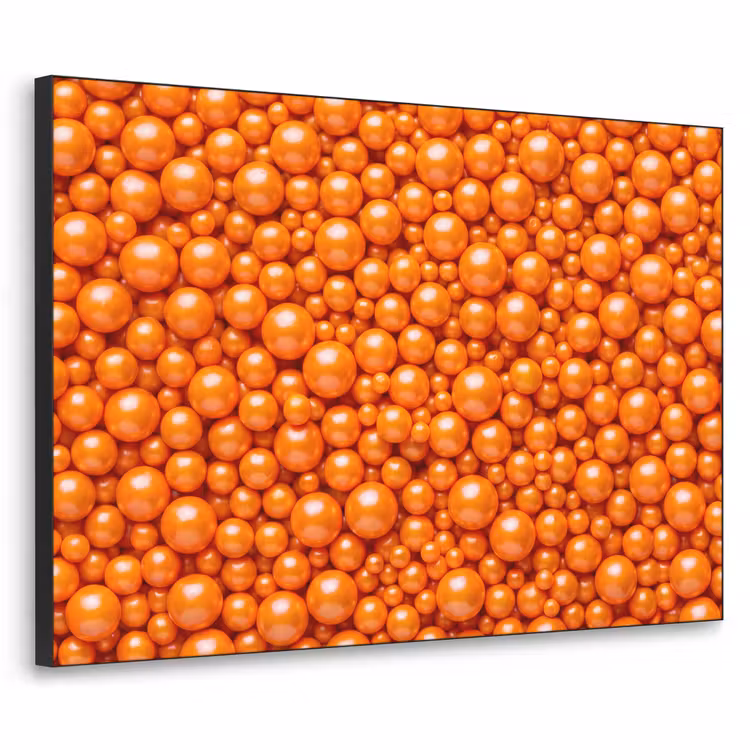 Art Frame - Süßigkeiten – Orange – Muster — 1