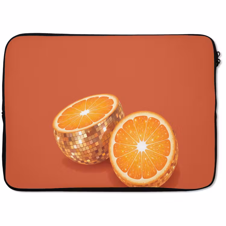 Laptop hülle - Frucht – Disco – Gold — 1