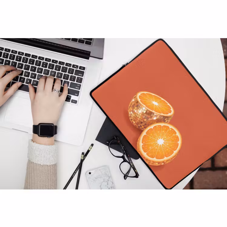 Laptop hülle - Frucht – Disco – Gold — 3