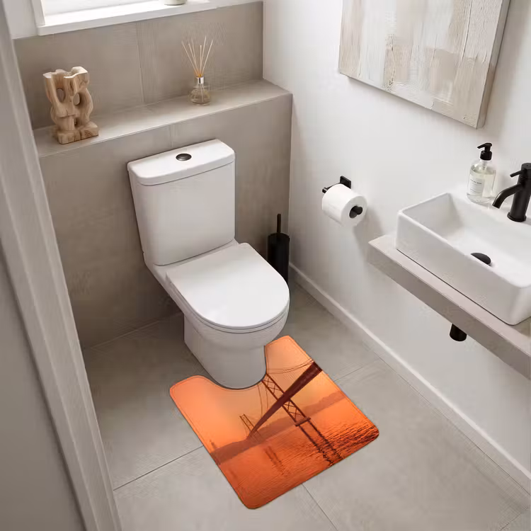 WC Vorleger - Brücke – Wasser – Orange — 6