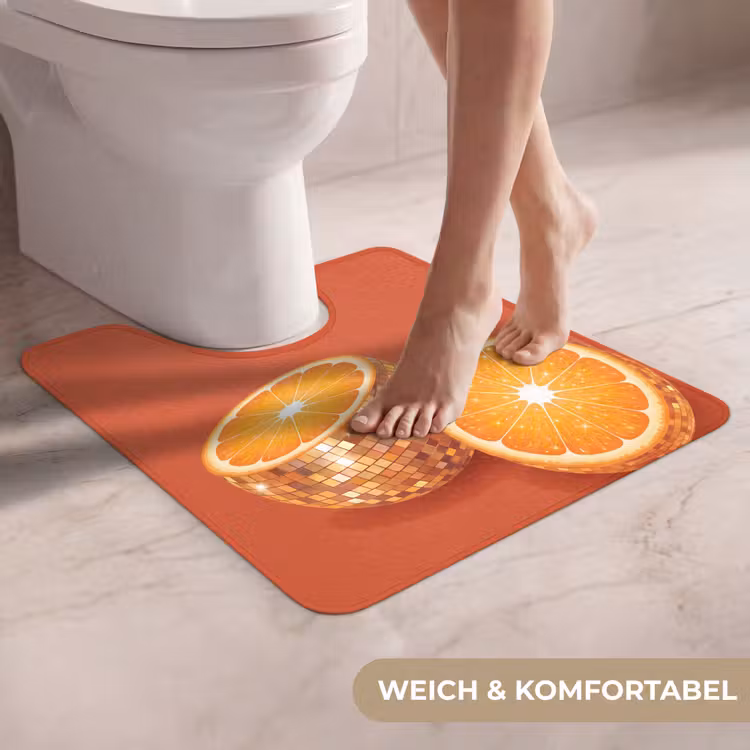 WC Vorleger - Früchte – Disco – Gold — 5