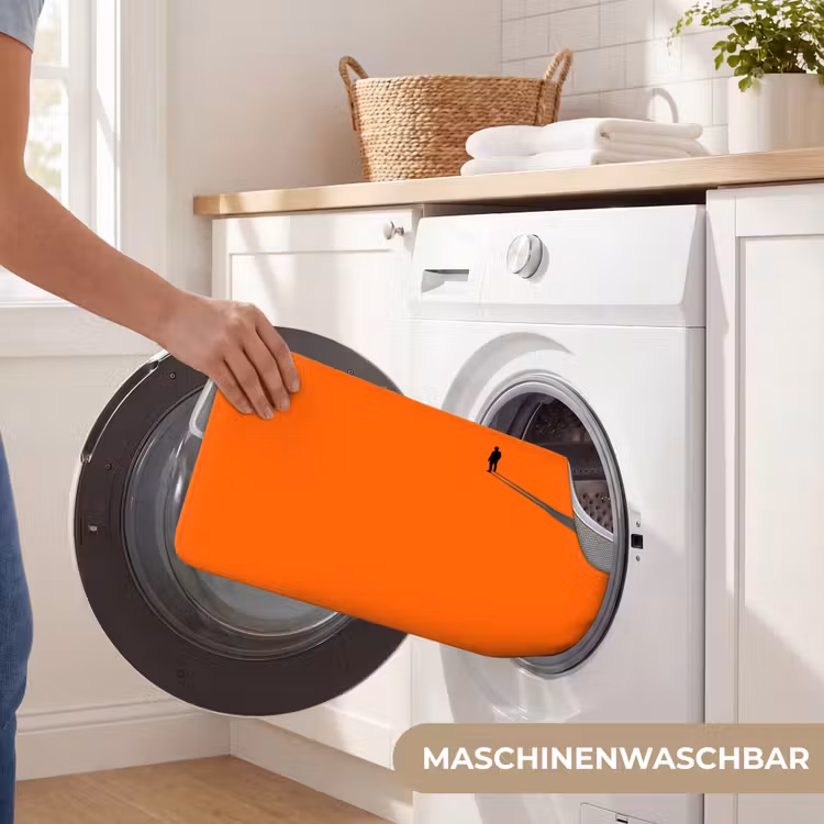 WC Vorleger - Person – Schatten – Orange — 7