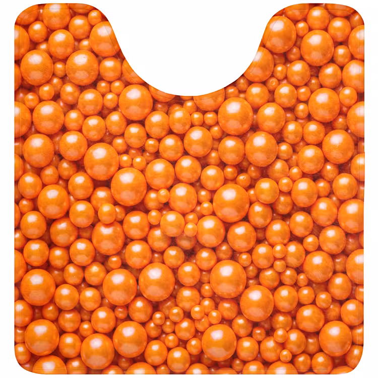 WC Vorleger - Süßigkeiten – Orange – Muster — 1
