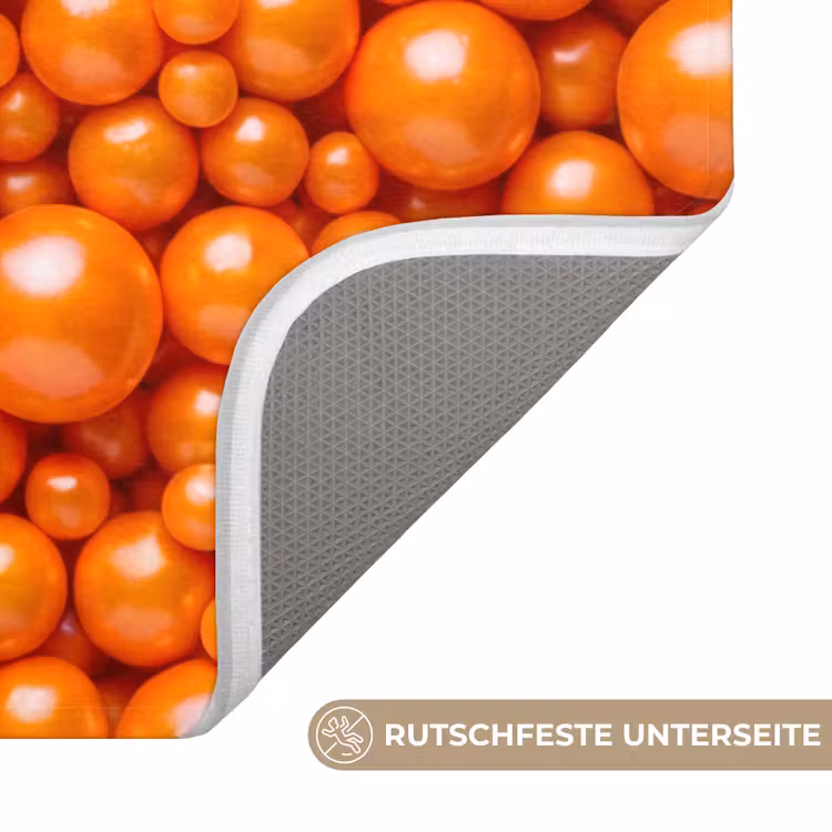 WC Vorleger - Süßigkeiten – Orange – Muster — 3