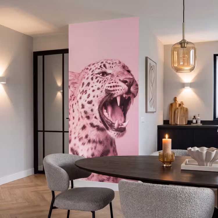 Tapete - Rosa Katze – Modern — 5