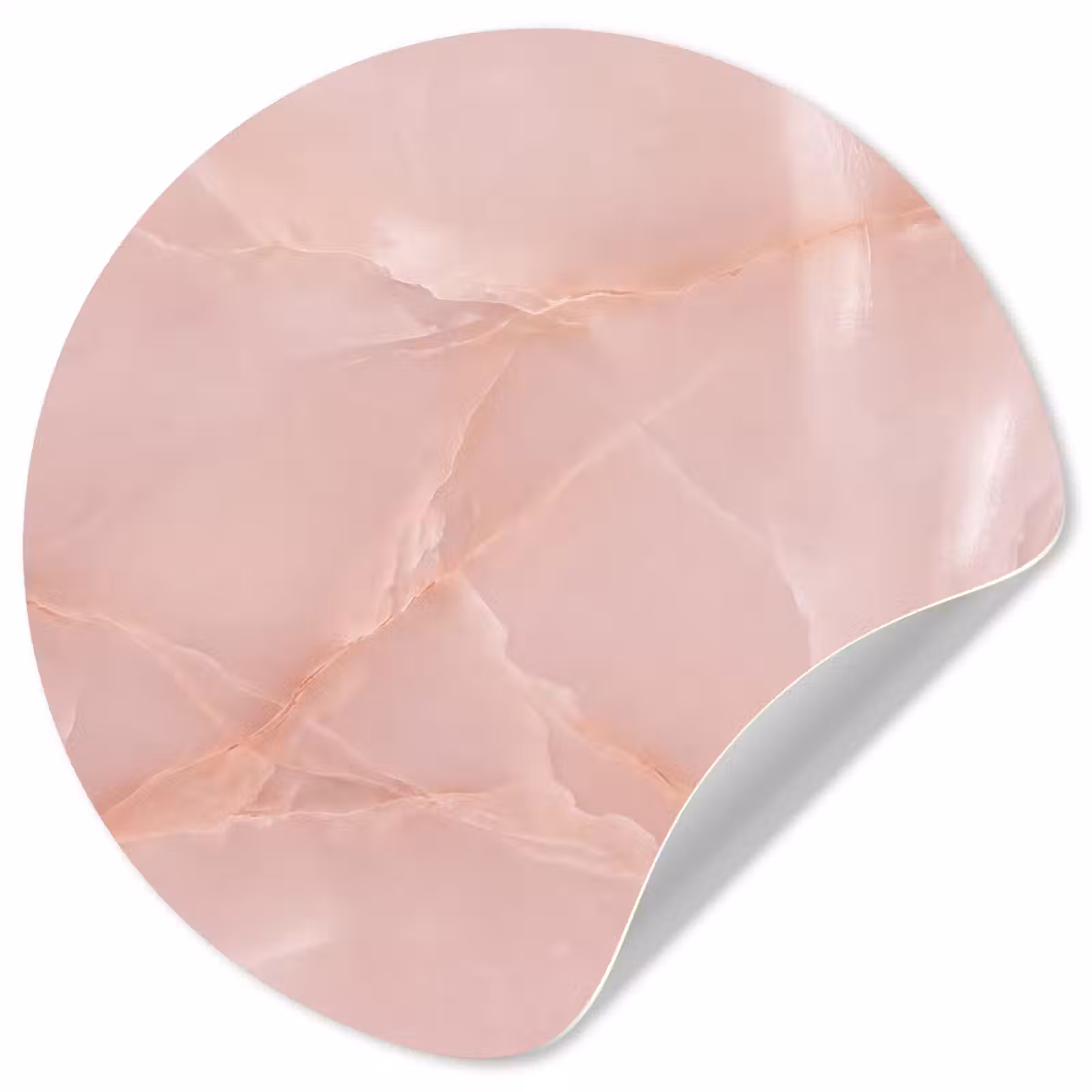 Runde Tapete - Textur – Rosa – Muster — 1