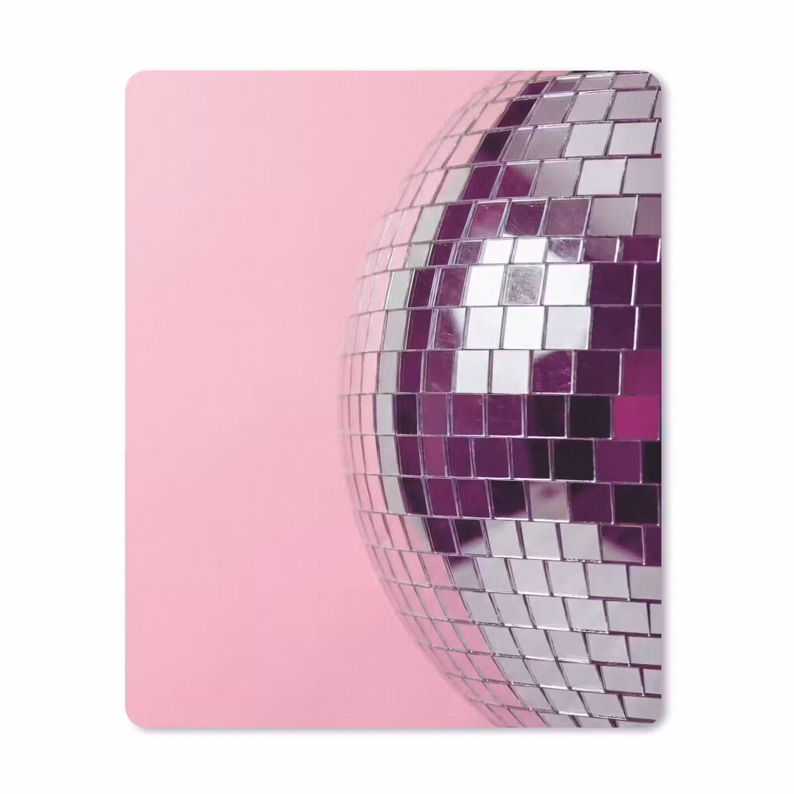 Mauspad - Spiegelkugel – Silber – Modern — 1