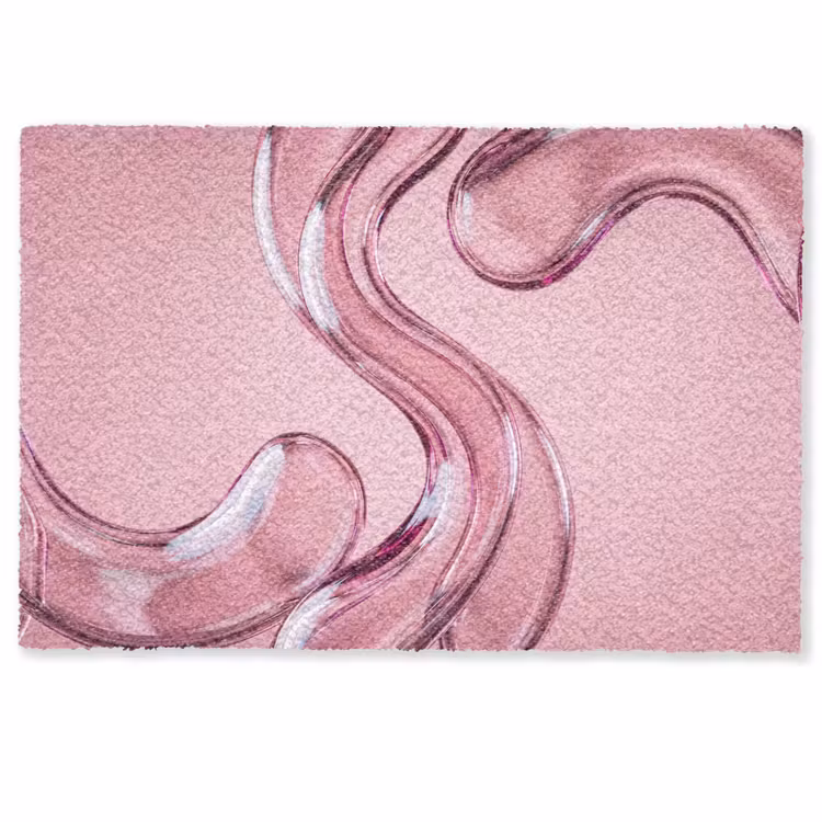 Fußmatte - Form – Abstrakt – Rosa — 1